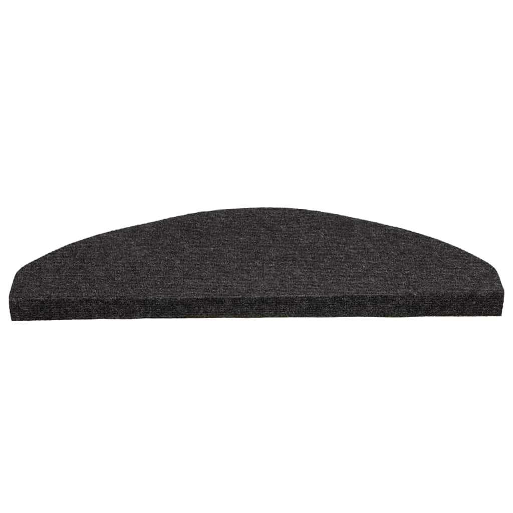 Tappetini Autoadesivi per Scale 10pz Neri 65x22,5x3,5 cm
