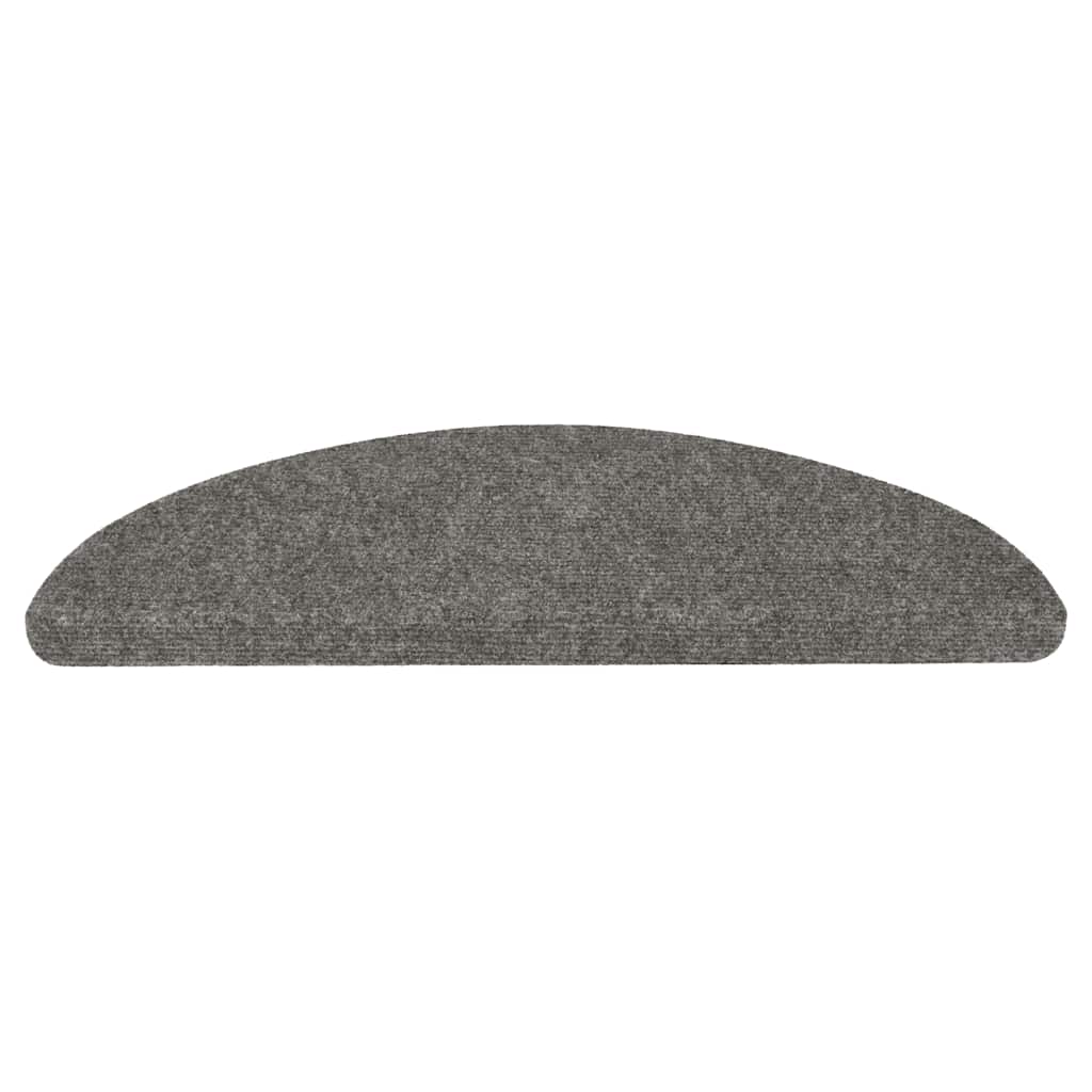 Tappetini Autoadesivi per Scale 10pz Grigi 56x17x3 cm