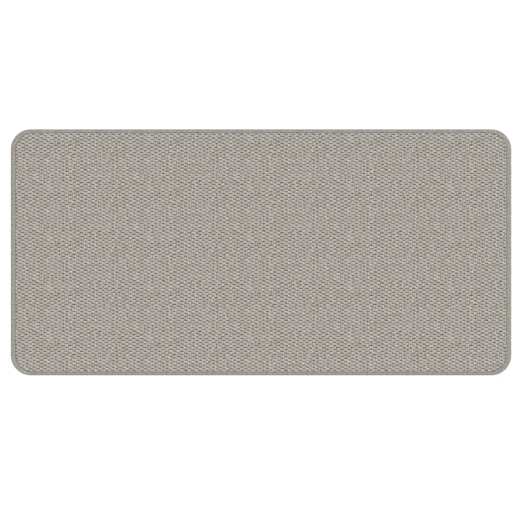 Tappeto Corsia Aspetto Sisal Platina 50x100 cm