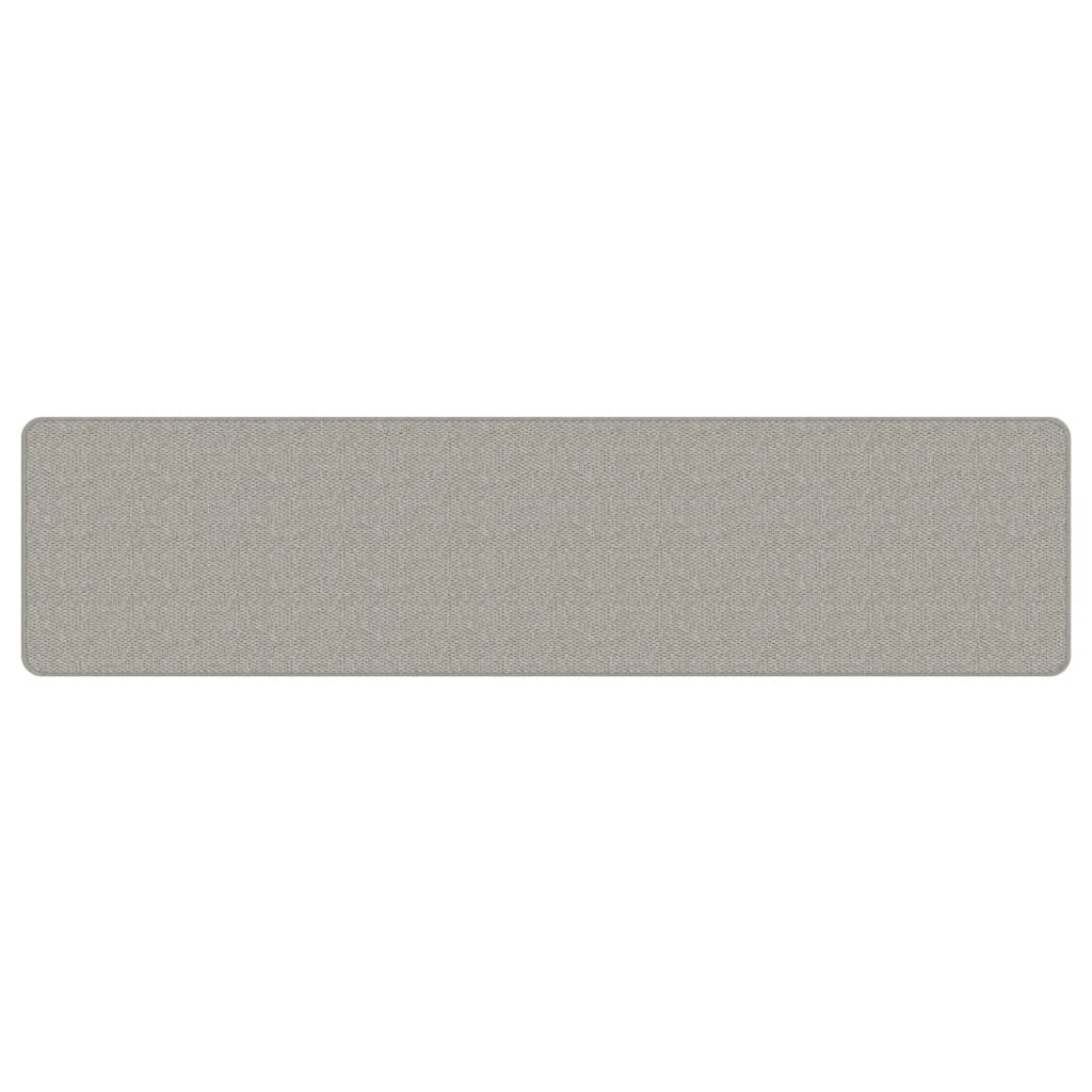Tappeto Corsia Aspetto Sisal Platina 50x200 cm