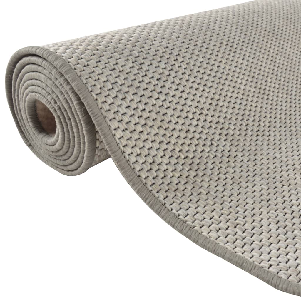 Tappeto Corsia Aspetto Sisal Platina 50x300 cm
