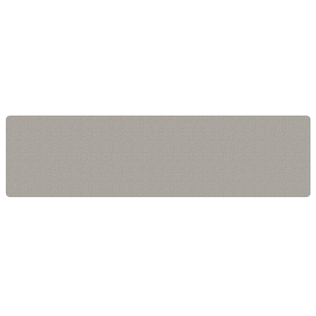 Tappeto Corsia Aspetto Sisal Platina 80x300 cm