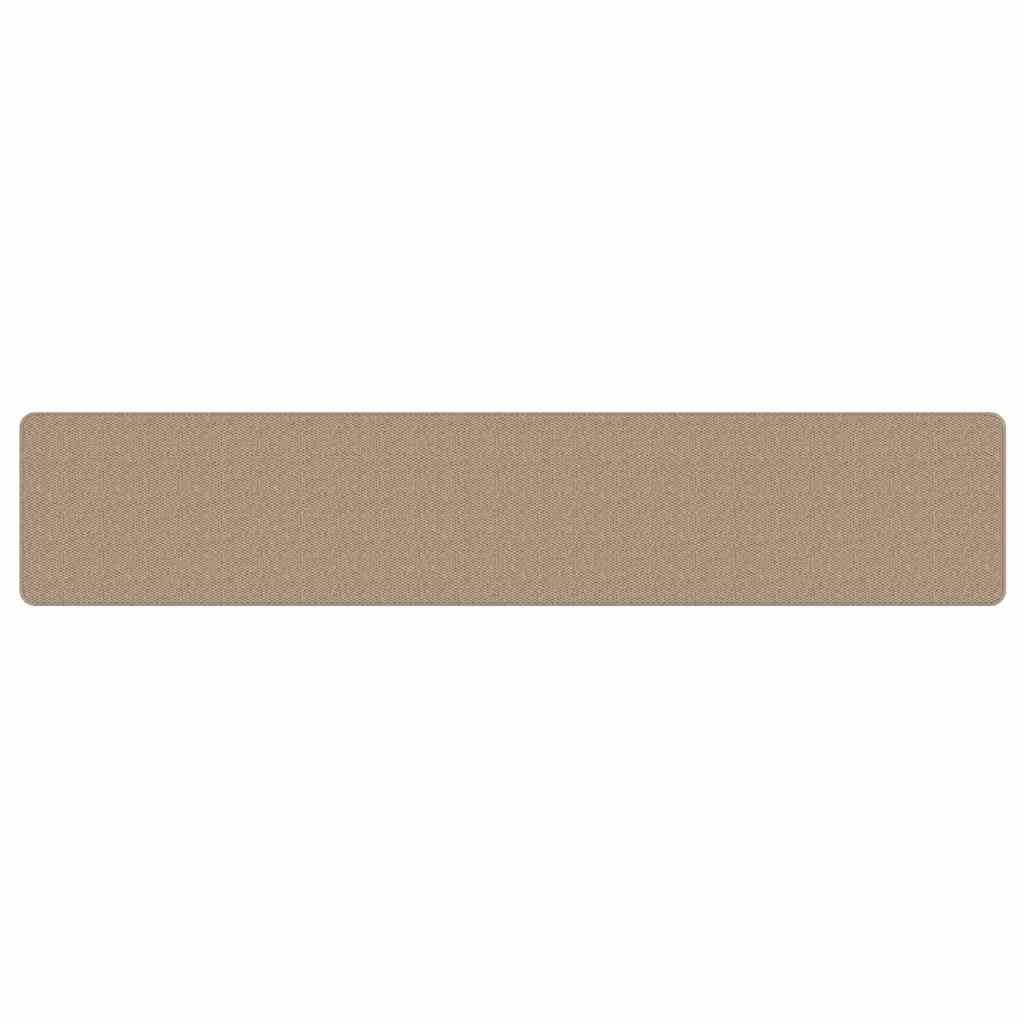 Tappeto Corsia Aspetto Sisal Sabbia 50x250 cm