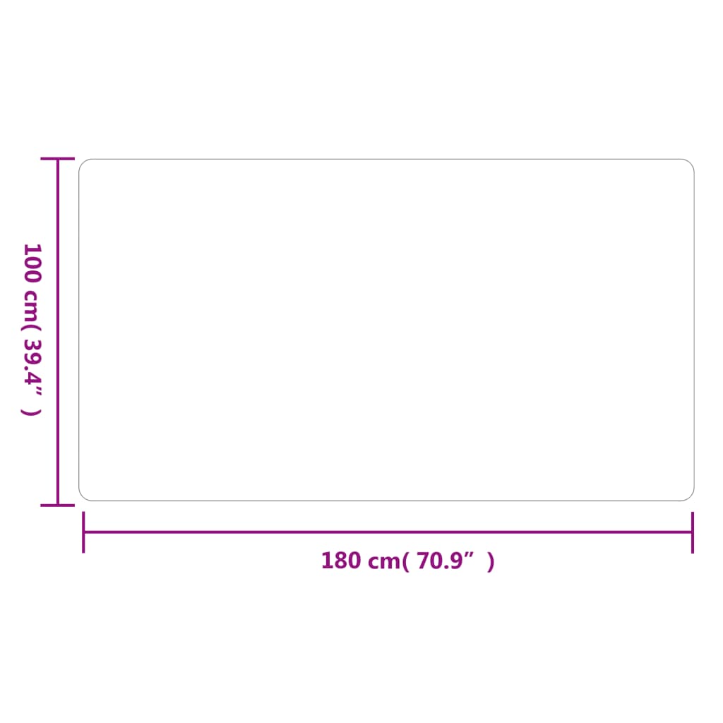 Tappeto Corsia Grigio 100x180 cm