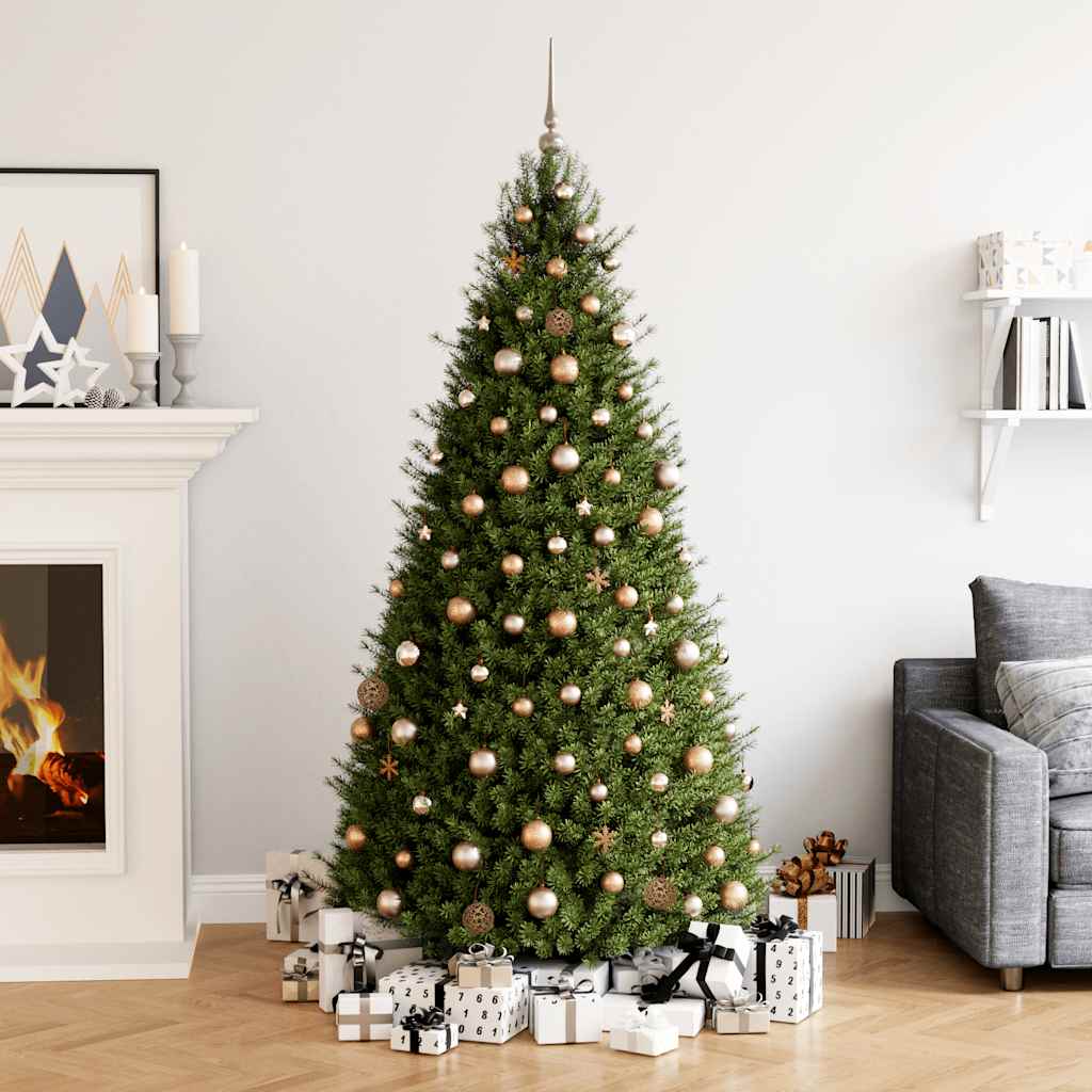 Set Palline di Natale 111 pz Oro Rosa in Polistirene