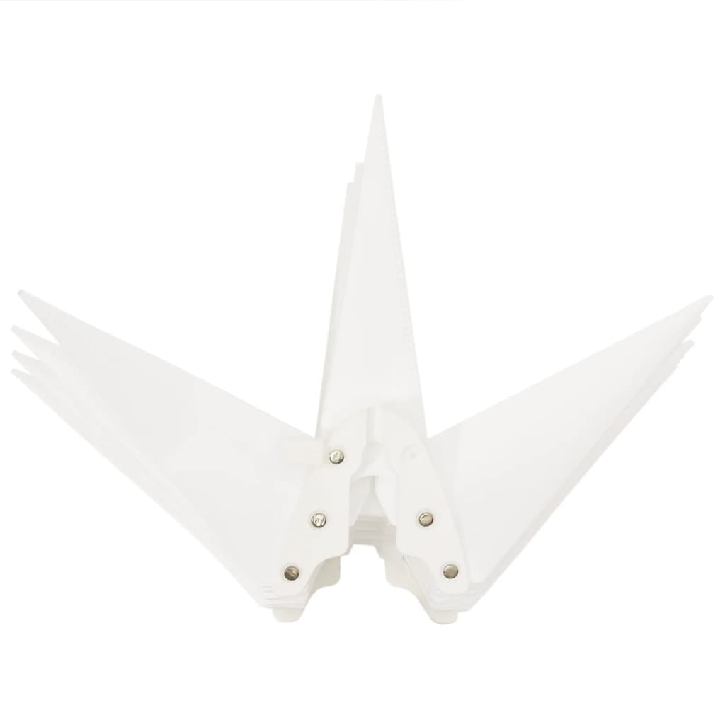 Luce di Natale con LED Pieghevole Bianca 43 cm