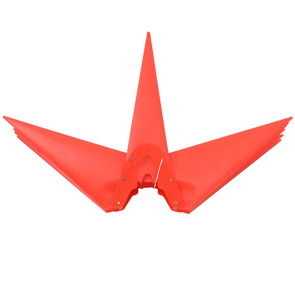 Luce di Natale con Picco Terra e LED Pieghevole Rossa 57 cm