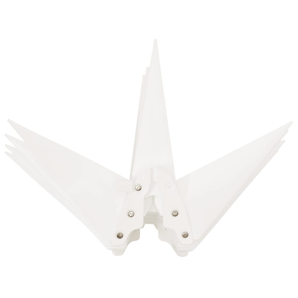 Luce di Natale con Picco Terra e LED Pieghevole Bianca 57 cm