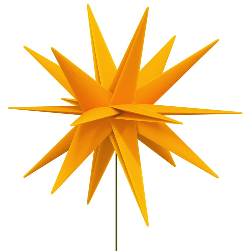 Luce di Natale con Picco Terra e LED Pieghevole Gialla 57 cm