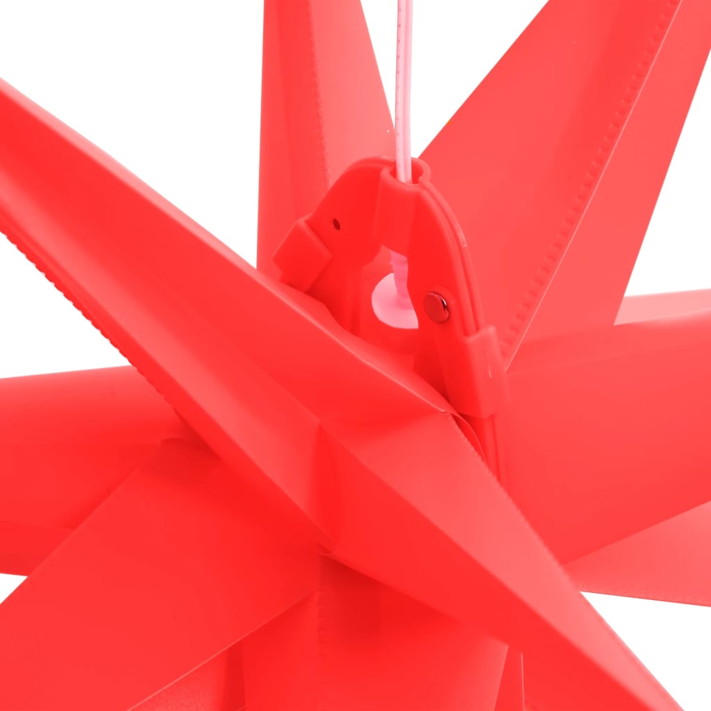 Luci di Natale con LED 3 pz Pieghevoli Rosse