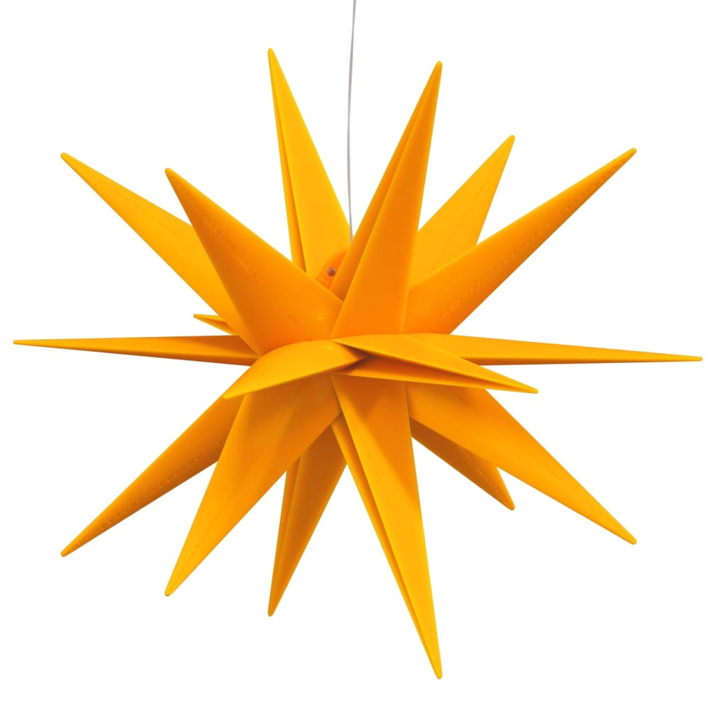 Luci di Natale con LED 3 pz Pieghevoli Gialle