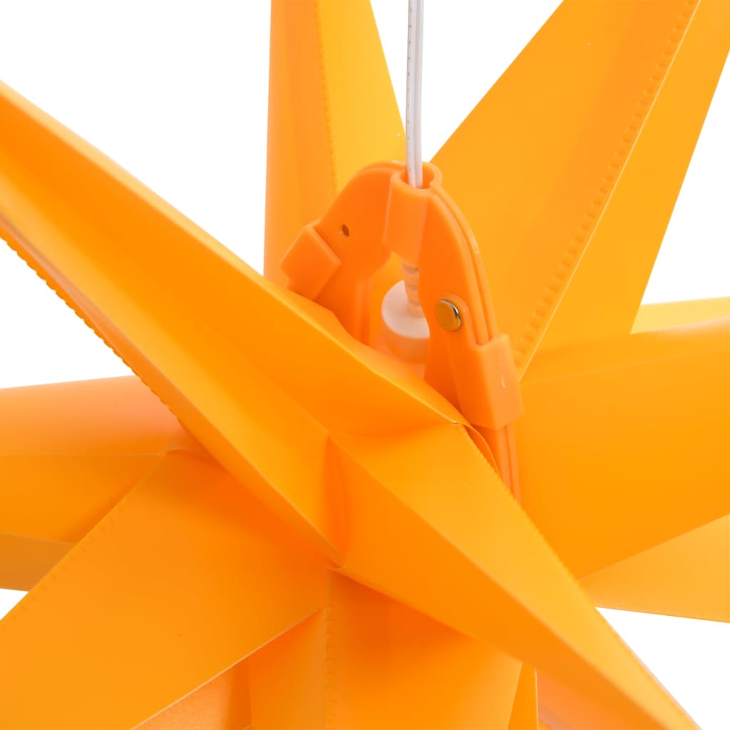 Luci di Natale con LED 3 pz Pieghevoli Gialle