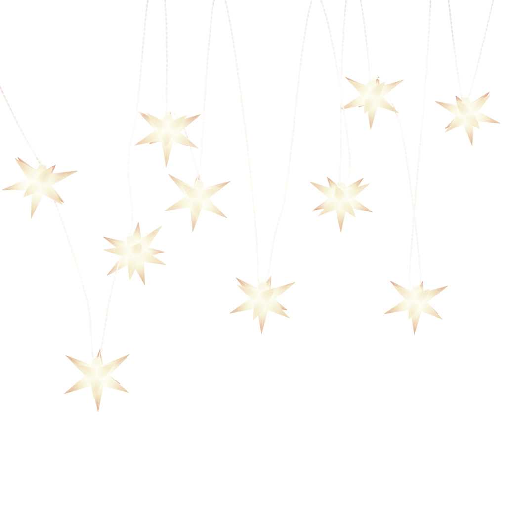 Luci di Natale 10 LED Bianche 10 cm