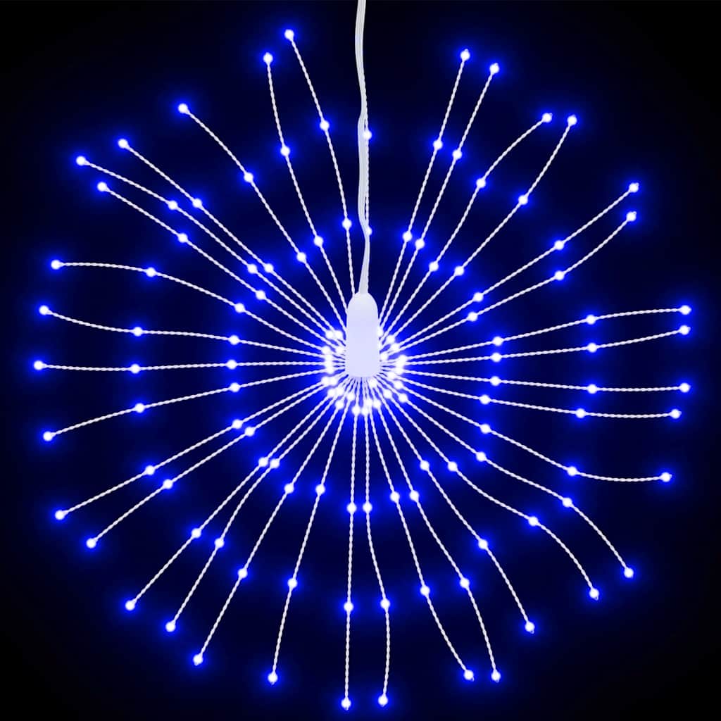 Illuminazione di Natale Galassia 140 LED Blu 17 cm