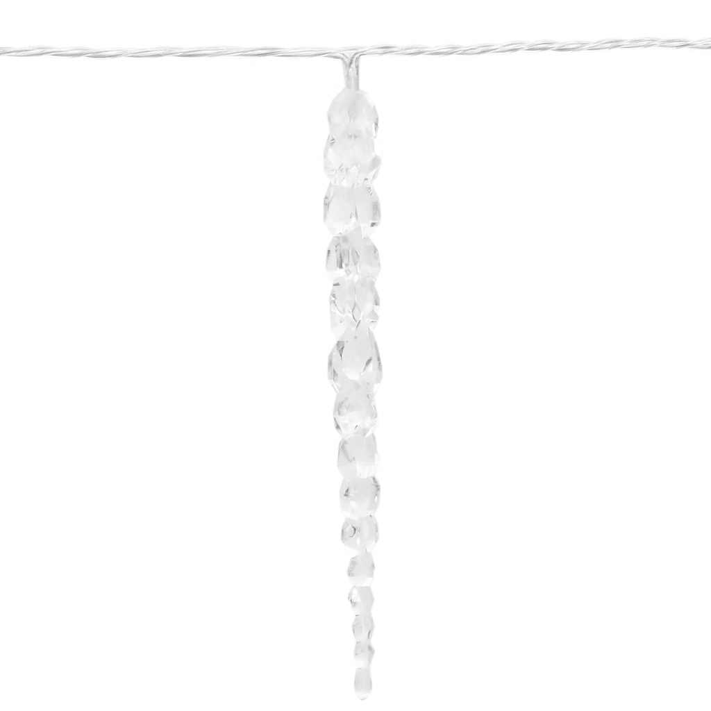 Luce Natale a Ghiacciolo 200 LED Blu 20 m Acrilico PVC