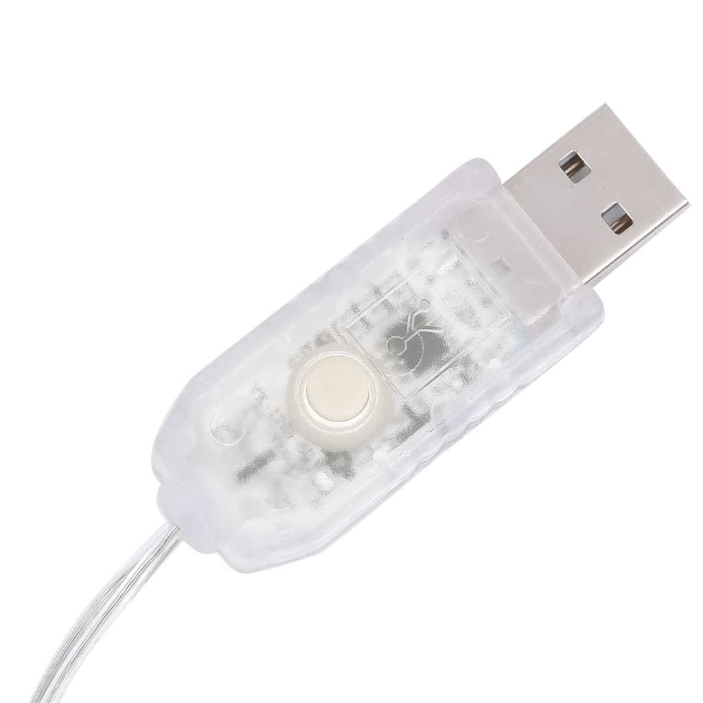 Cono di Luce di Natale 30 LED Bianco Caldo 60 cm in Acrilico