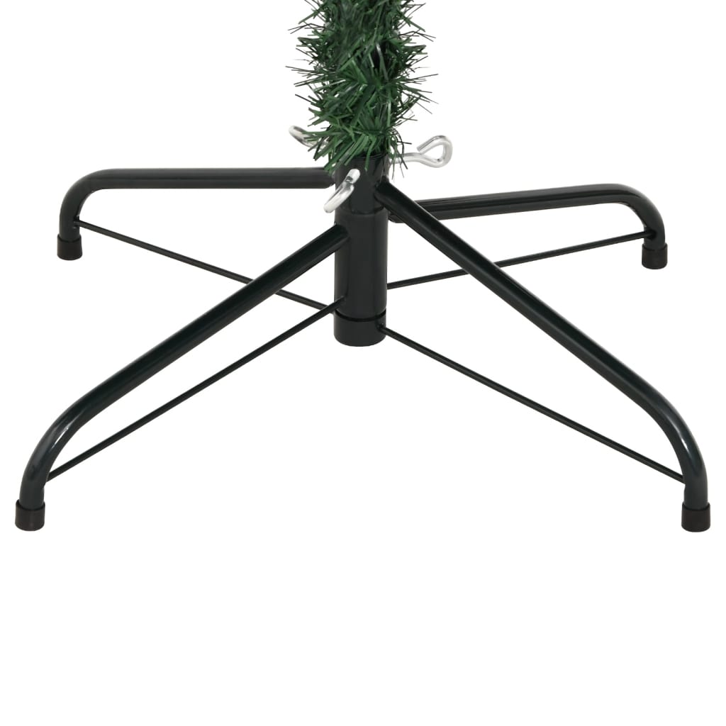 Albero Natale Artificiale Incernierato con Neve Fioccata 150 cm