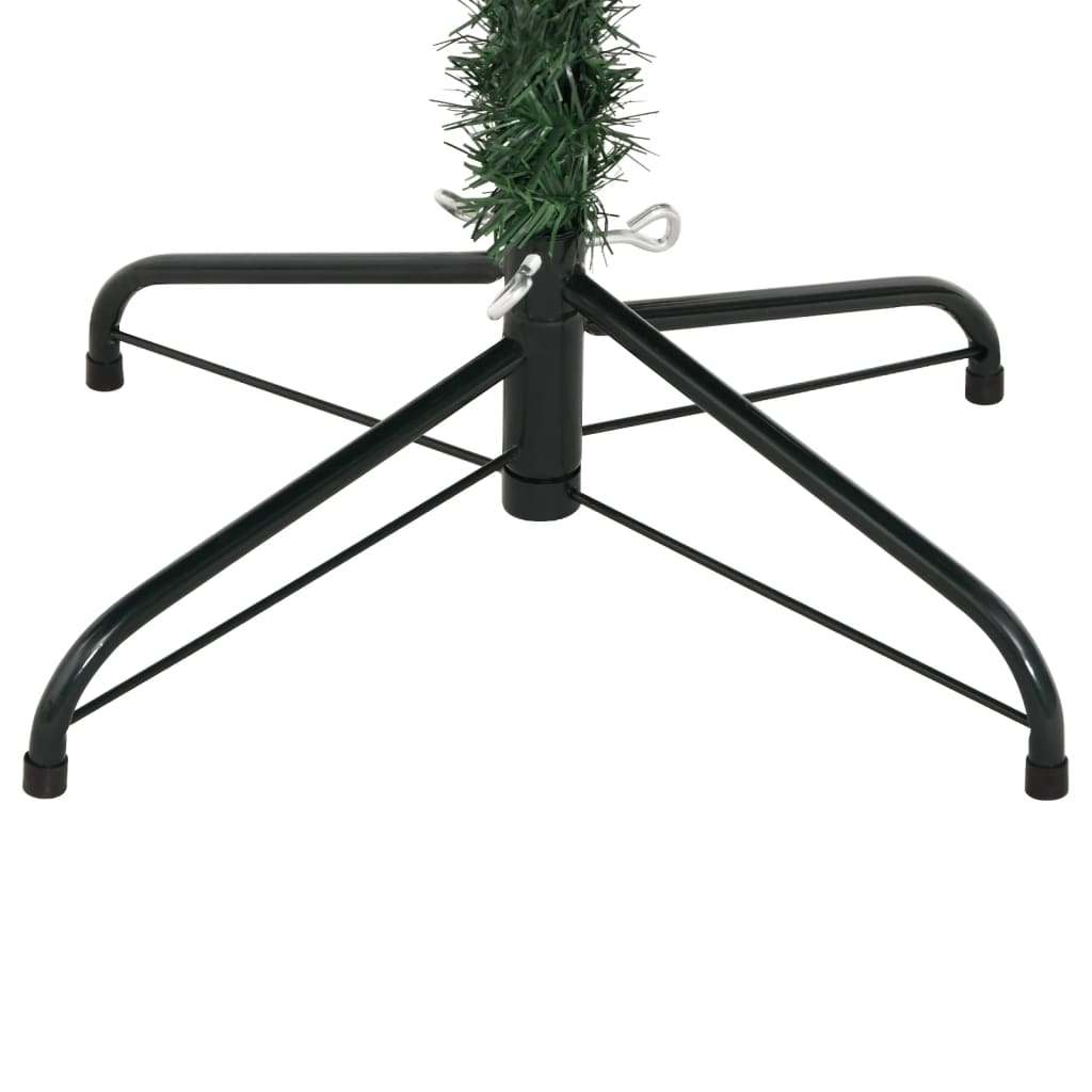 Albero Natale Artificiale Incernierato con Neve Fioccata 180 cm