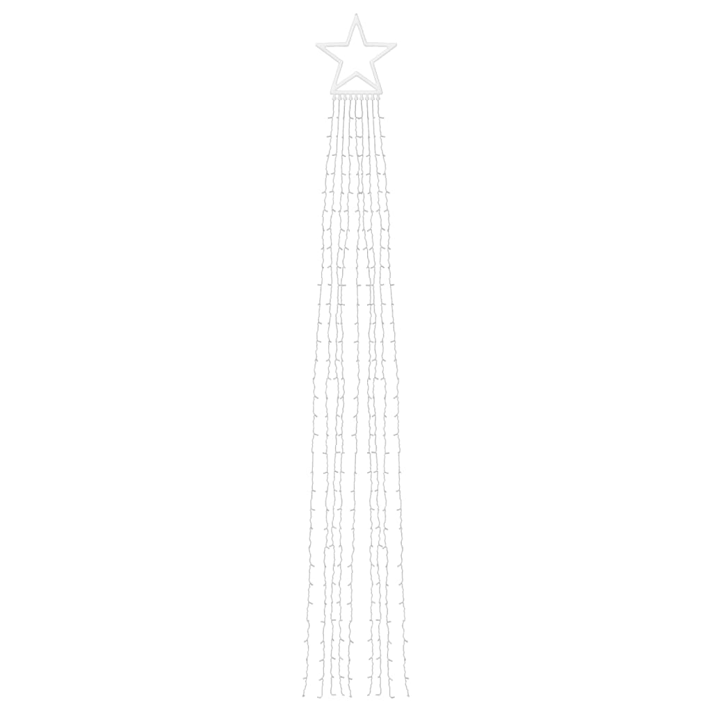 Illuminazione per Albero di Natale 320 LED Blu 375 cm