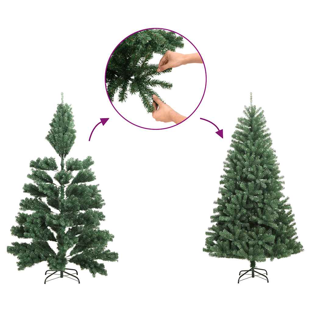 Albero di Natale Sottile con Base 270 cm in PVC