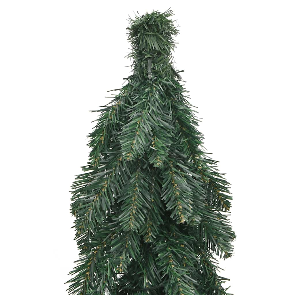Albero di Natale Artificiale Preilluminato con 60 LED 120 cm