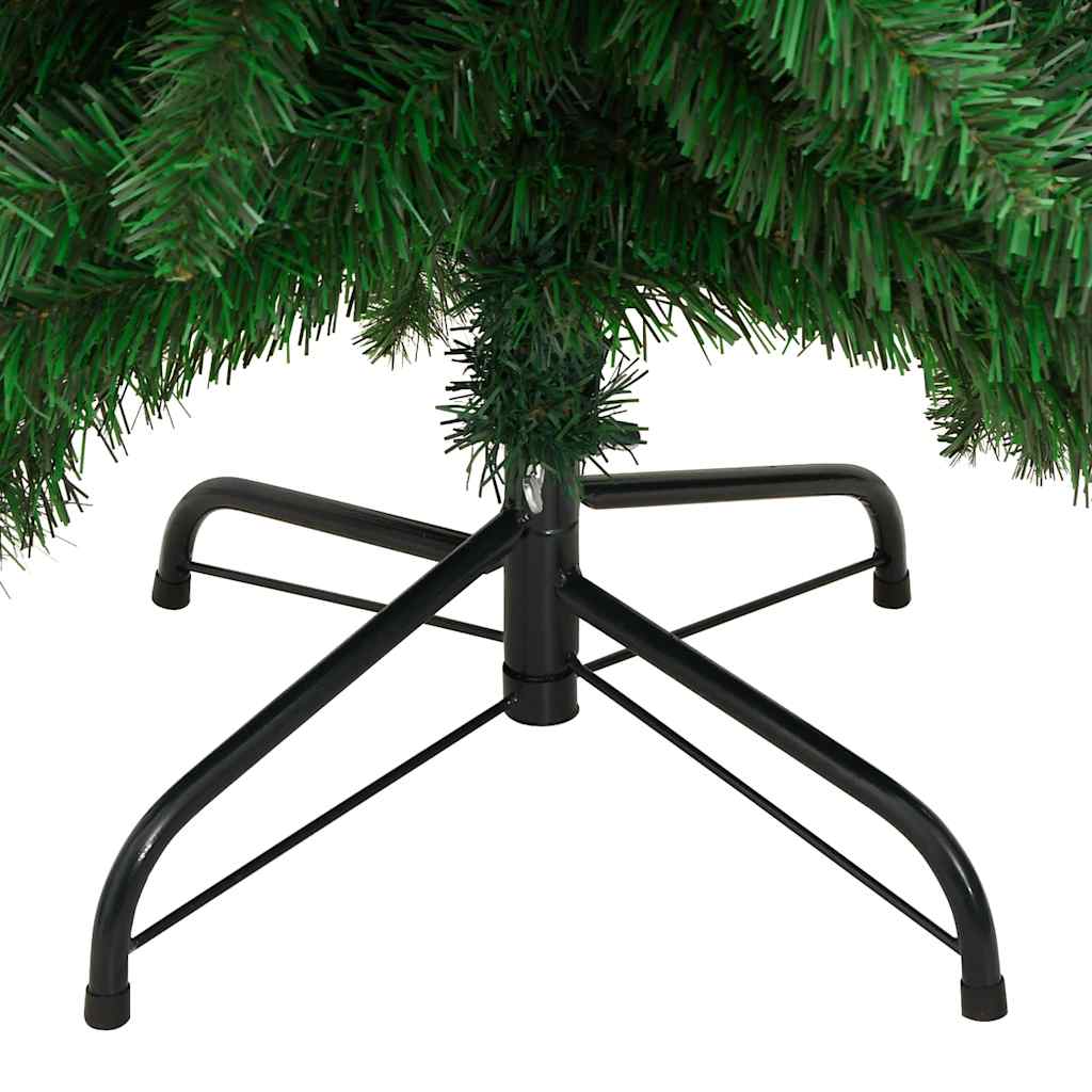 Albero di Natale Artificiale Preilluminato con 100 LED 180 cm