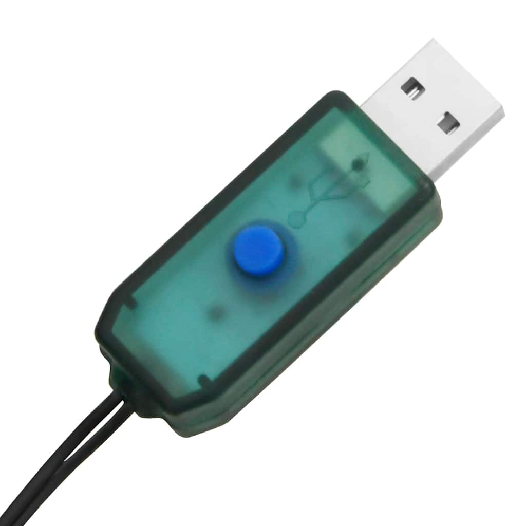 Albero di Natale Artificiale con 45 LED e Neve Floccata 90 cm
