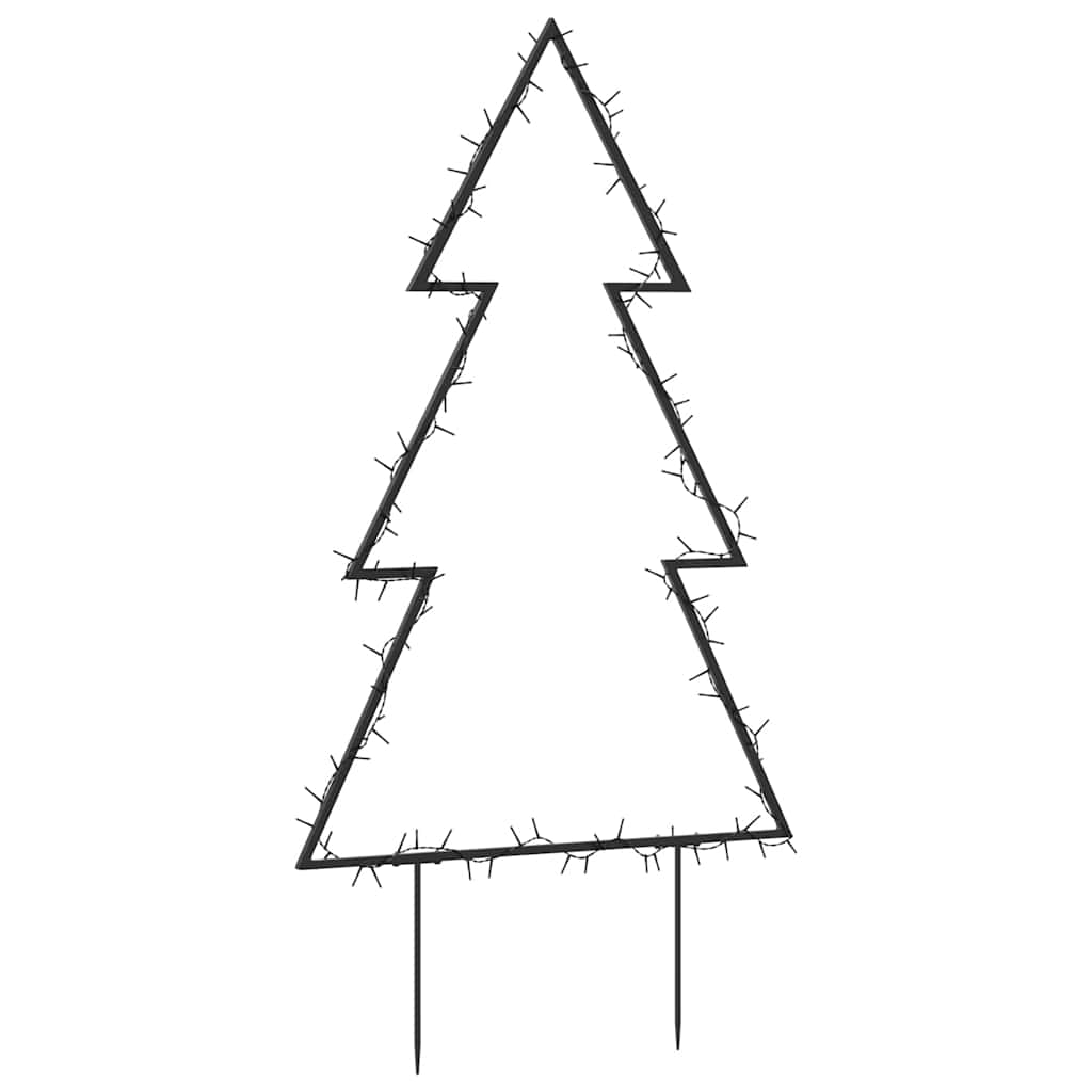 Decorazione Luminosa Natalizia con Picchetti Albero 115LED 90cm