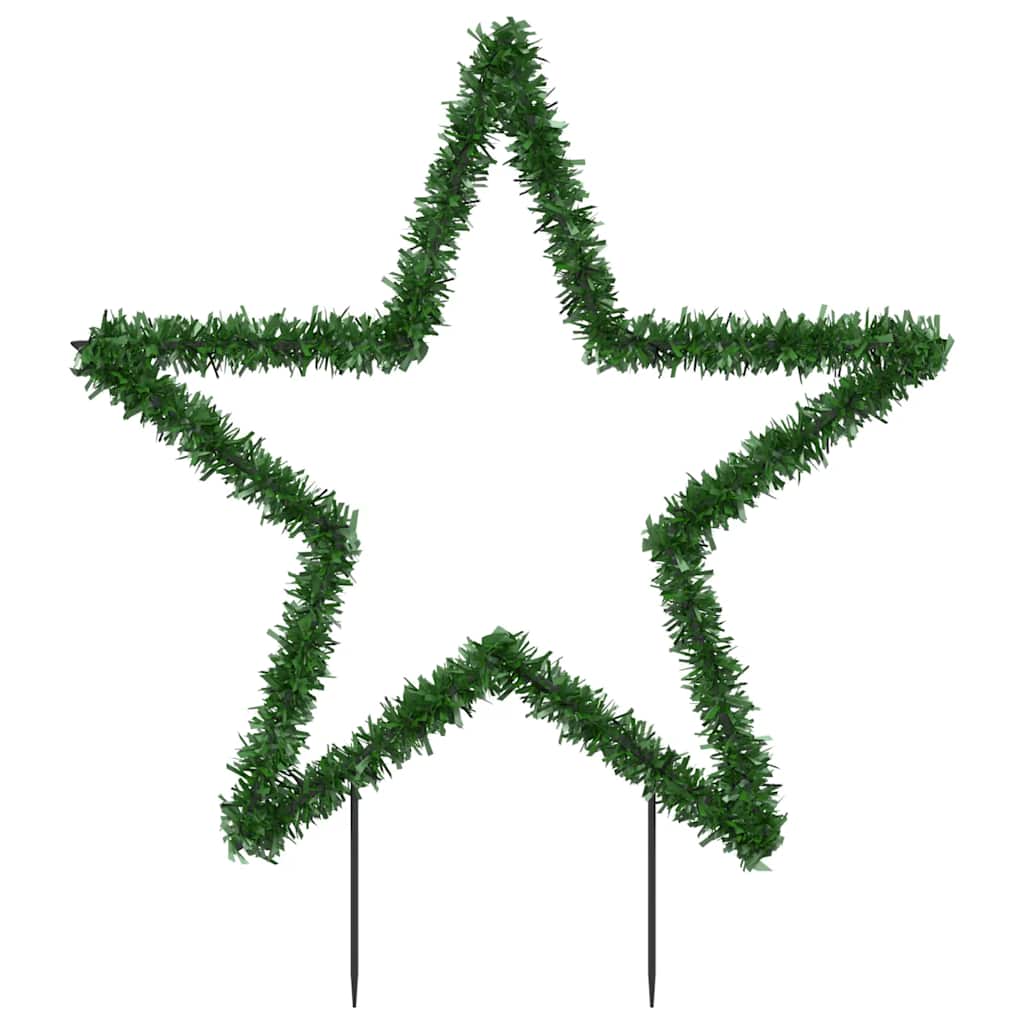 Decorazione Luminosa Natalizia con Picchetti Stella 80LED 60cm
