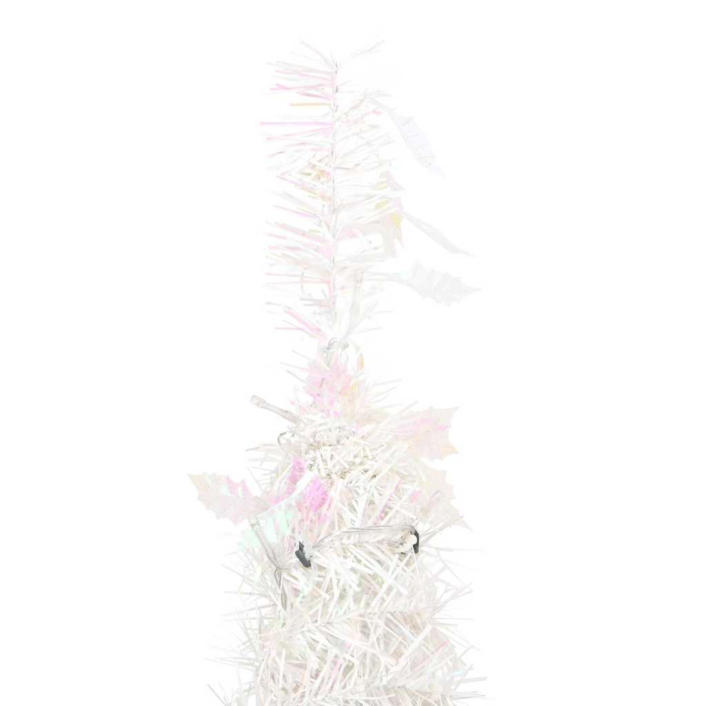 Albero di Natale Artificiale Pop-up con 100 LED Bianco 150 cm