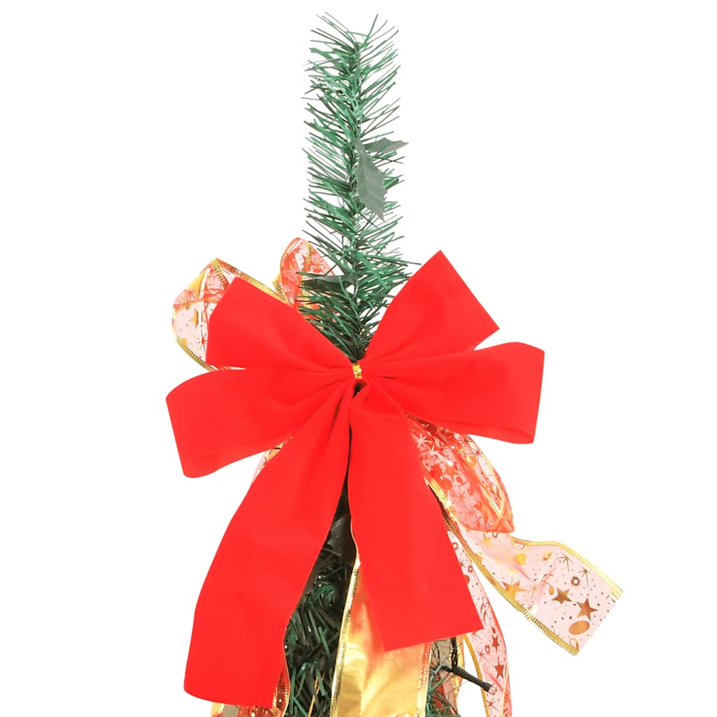 Albero di Natale Artificiale Pop-up con 50 LED Verde 120 cm