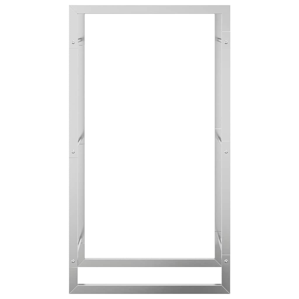 Portalegna 50x28x94 cm in Acciaio Inossidabile