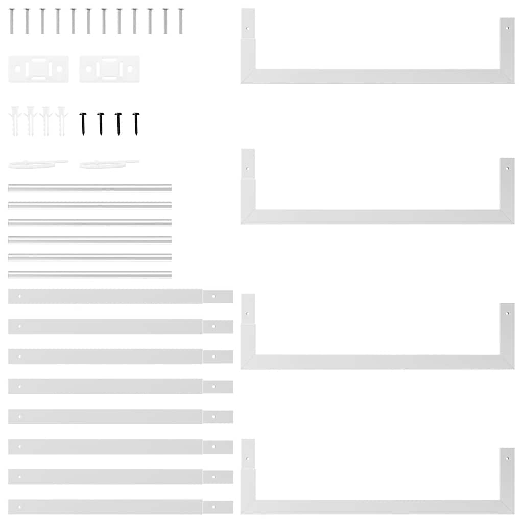 Portalegna 50x28x94 cm in Acciaio Inossidabile
