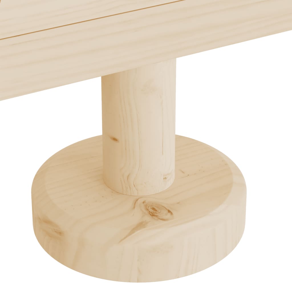 Alberi di Natale Decorativi in Legno 2pz 30cm Massello di Pino
