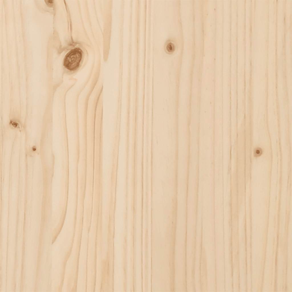 Albero di Natale Decorativo in Legno 120 cm Legno Massello Pino