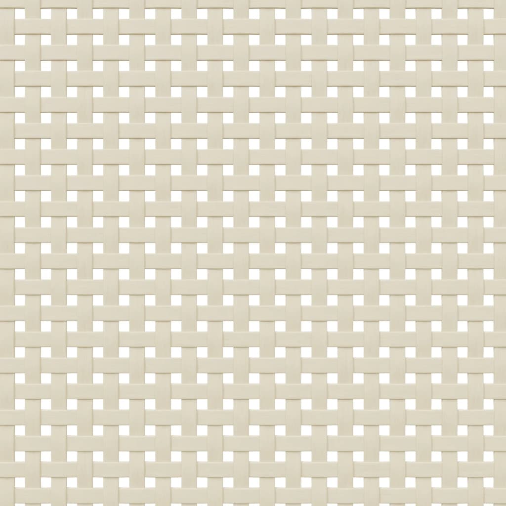 Scarpiera SENJA Aspetto Rattan Bianco 59,5x35x107 cm Massello
