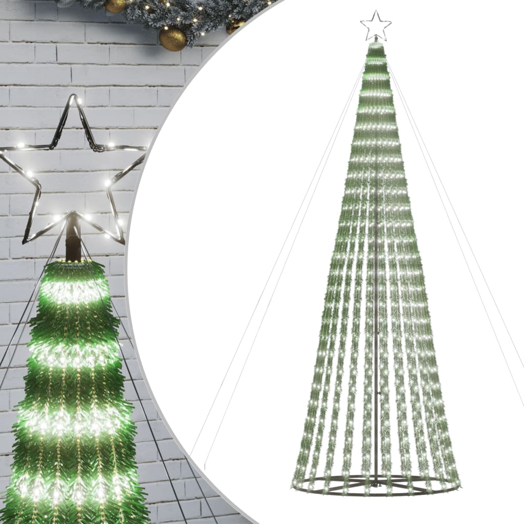 Albero di Natale a LED 688 LED Bianco Freddo 300 cm