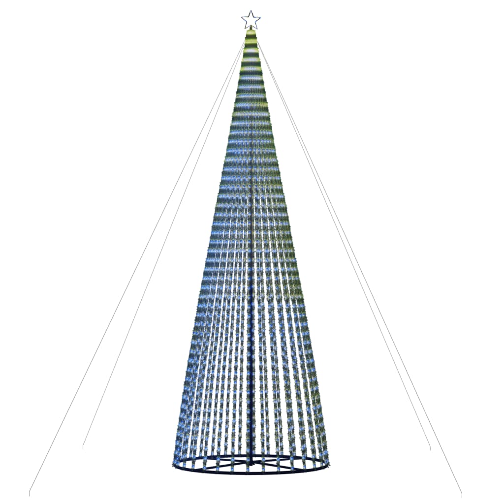 Albero di Natale a LED 1544 LED Blu 500 cm