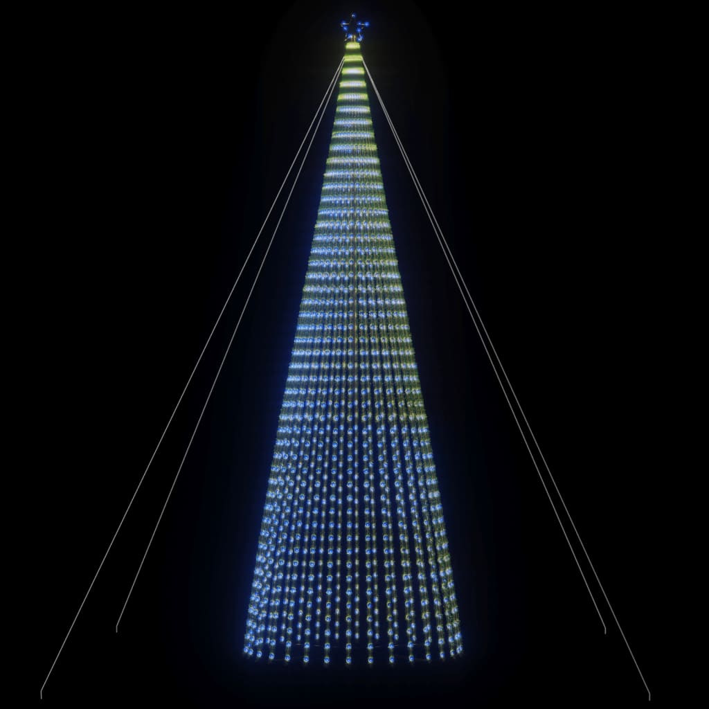 Albero di Natale a LED 1544 LED Blu 500 cm