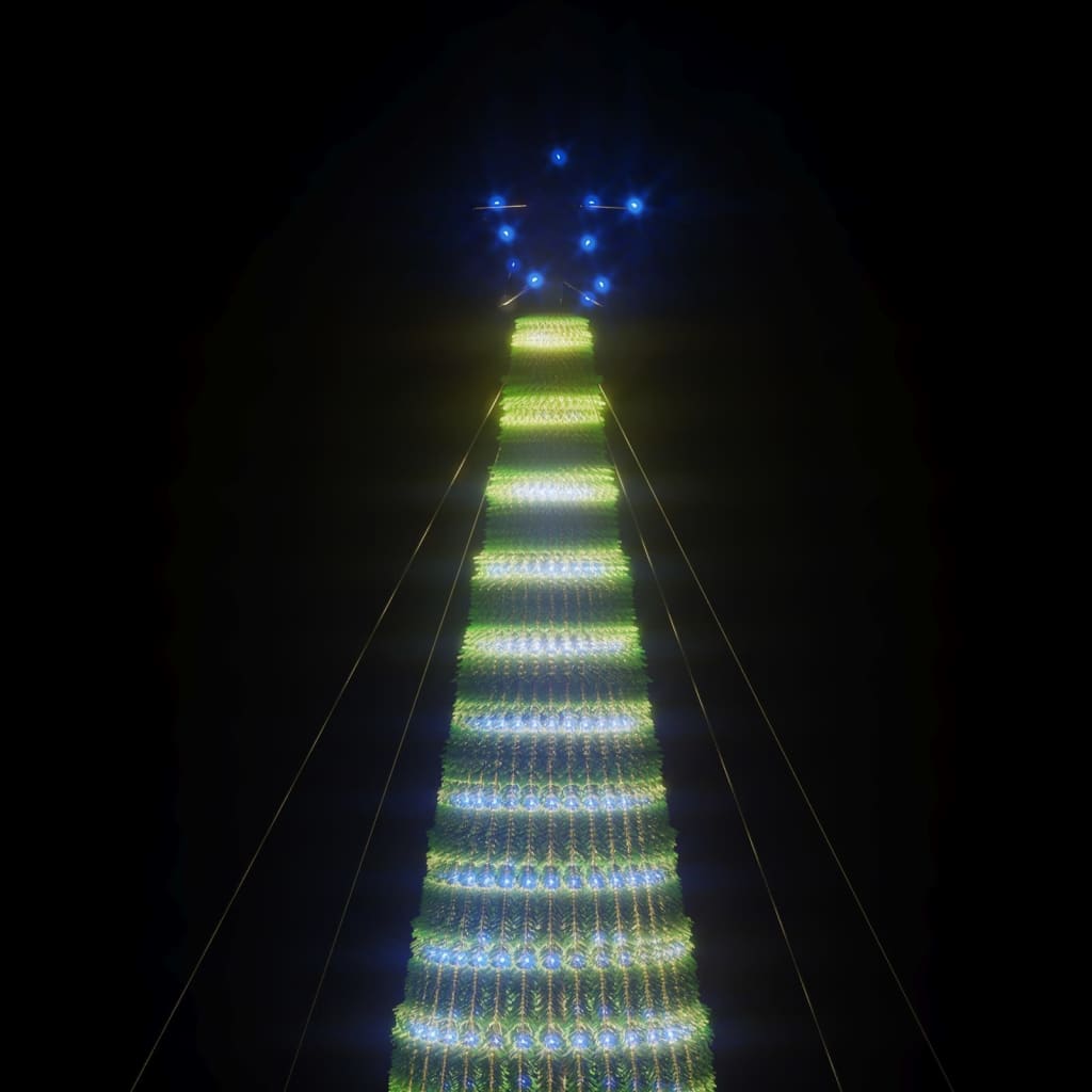Albero di Natale a LED 1544 LED Blu 500 cm