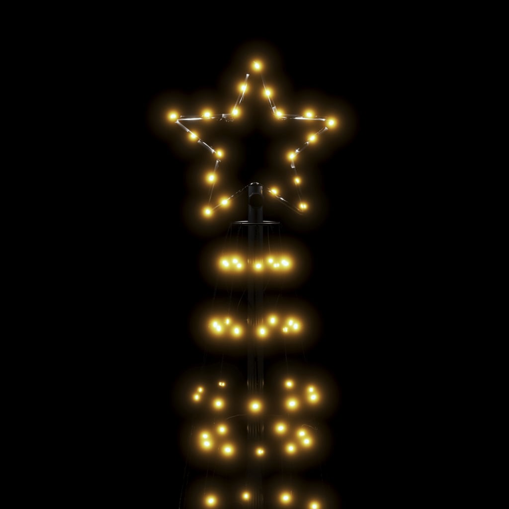 Albero di Natale a LED con Punte 570 LED Bianco Caldo 300 cm