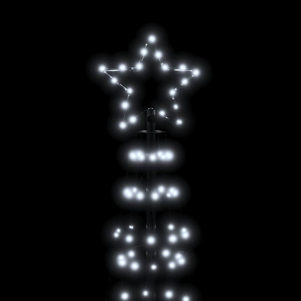 Albero di Natale a LED con Punte 570 LED Bianco Freddo 300 cm