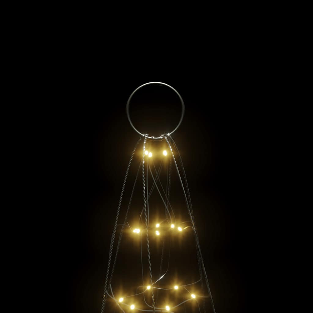 Albero di Natale a LED 200 LED Bianco Caldo 180 cm
