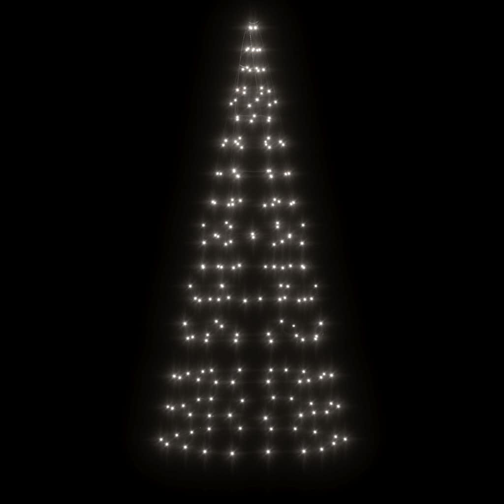 Albero di Natale a LED 200 LED Bianco Freddo 180 cm