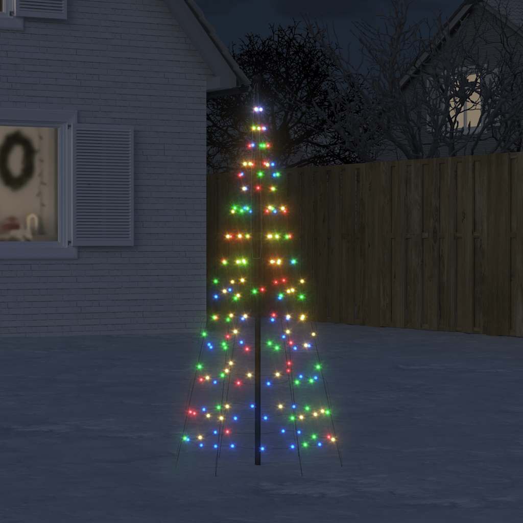 Albero di Natale a LED 200 LED Colorato 180 cm