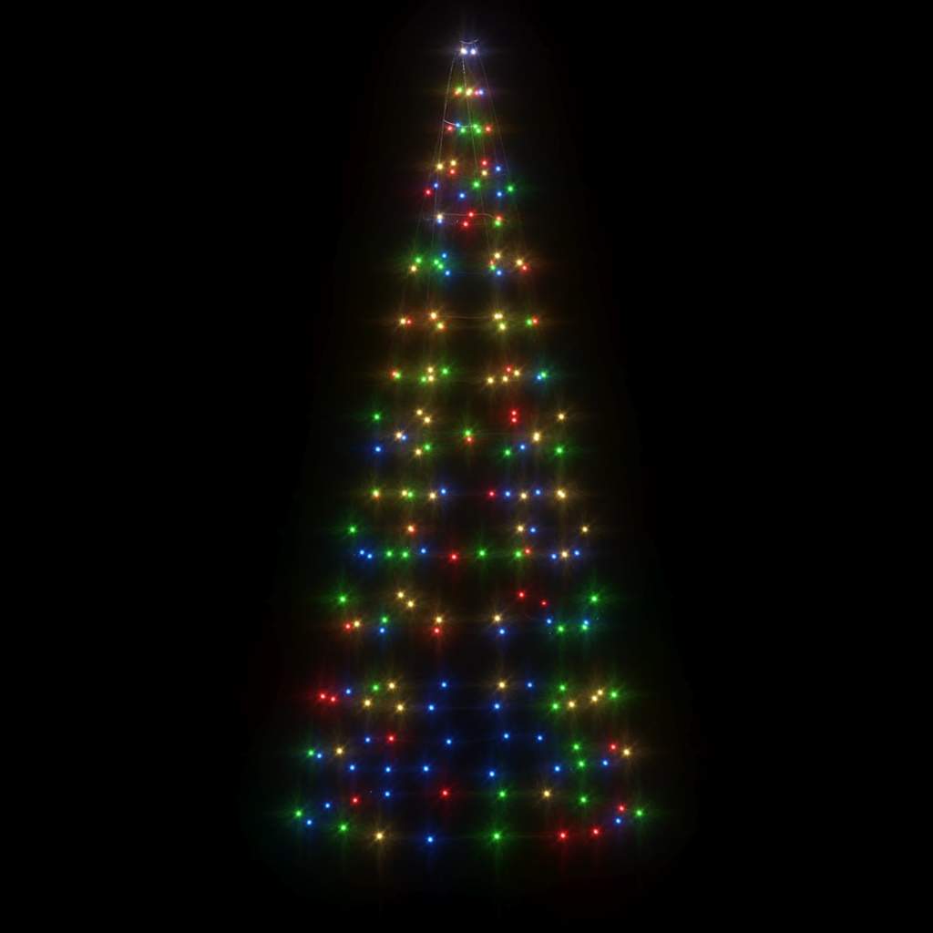 Albero di Natale a LED 200 LED Colorato 180 cm