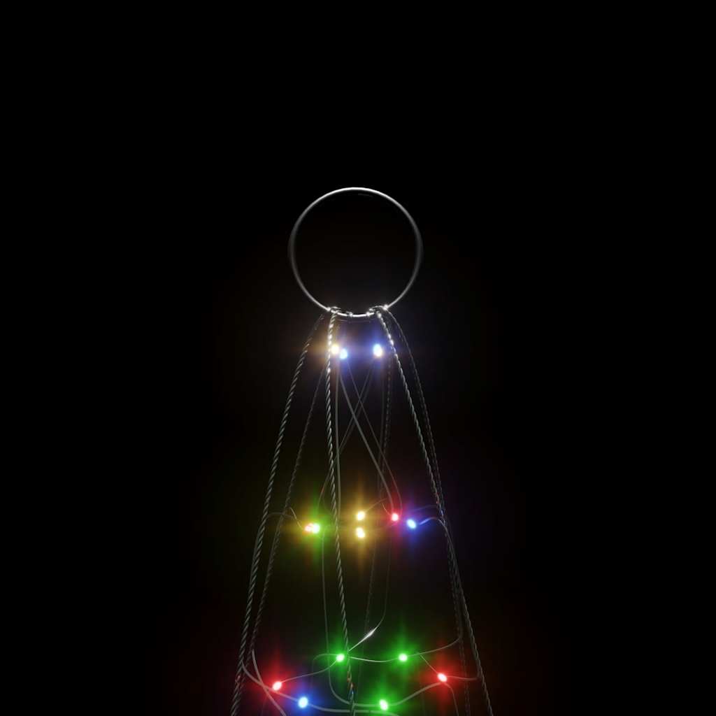 Albero di Natale a LED 200 LED Colorato 180 cm