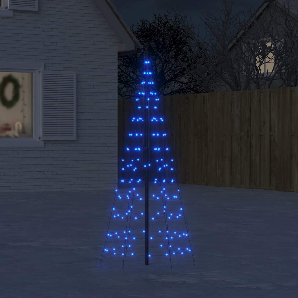 Albero di Natale a LED 200 LED Blu 180 cm
