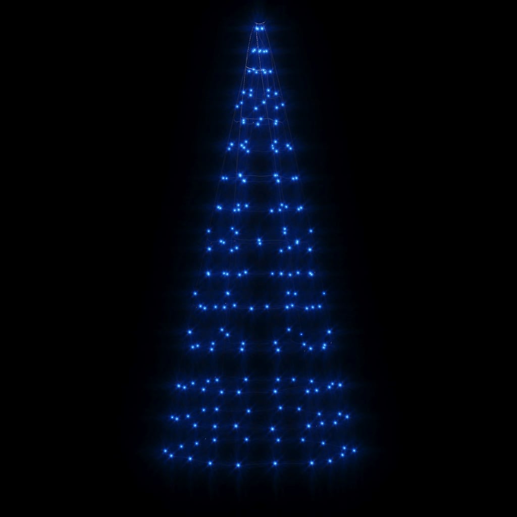 Albero di Natale a LED 200 LED Blu 180 cm