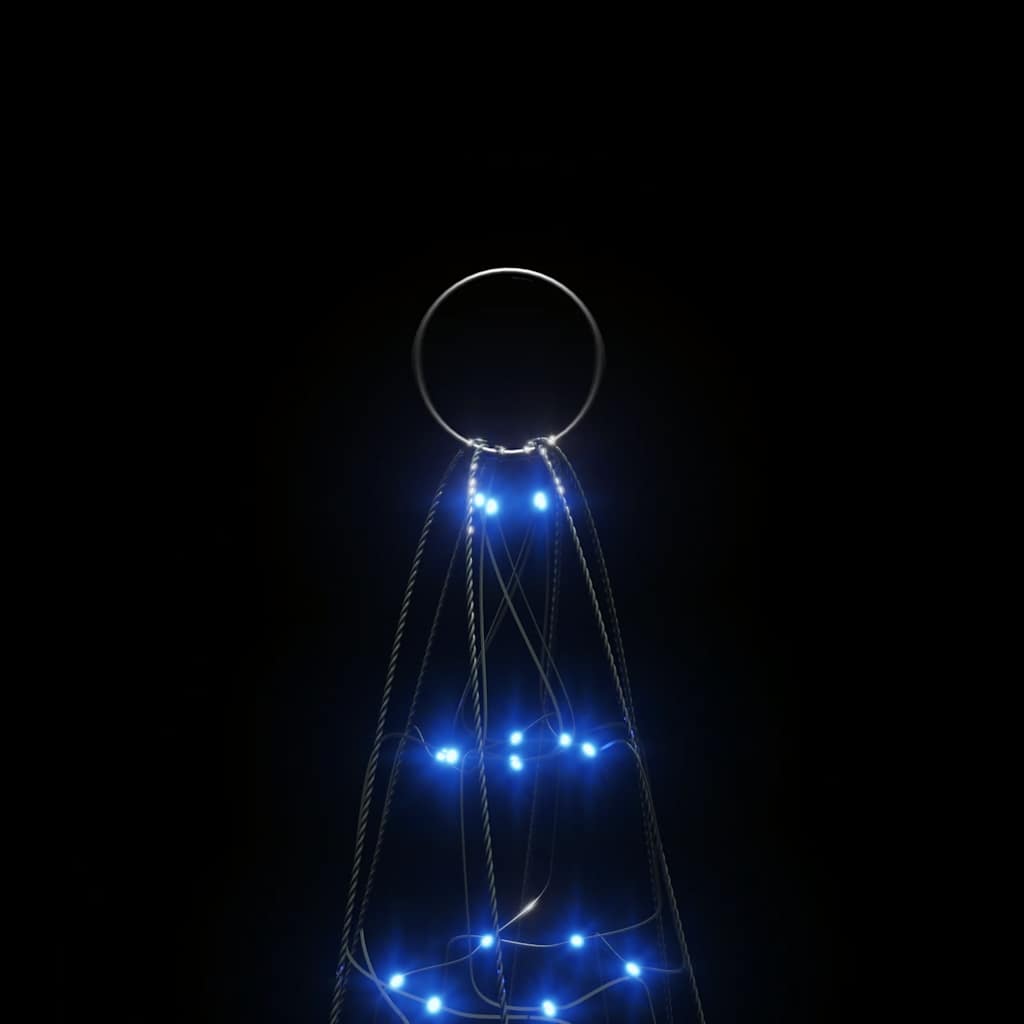 Albero di Natale a LED 200 LED Blu 180 cm